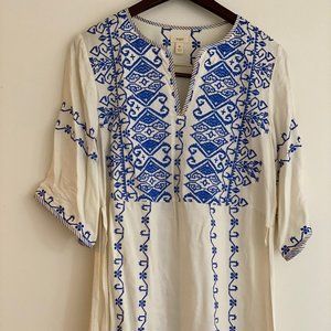 ANTHROPOLOGIE - LINEN TUNIC (S)